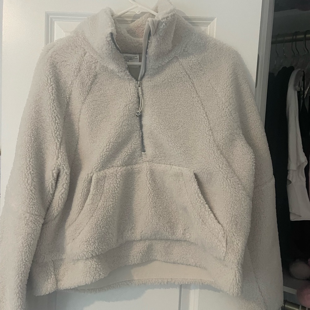 lululemon sherpa scuba quarter zip